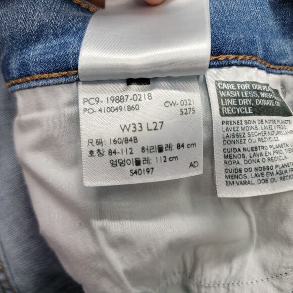 LEVI'S BOYFRIEND JEANS, SIZE 33 - Picture 4 of 6